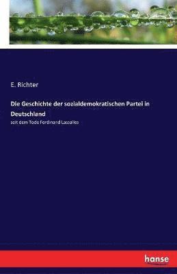 E Richter - Geschichte der sozialdemokratischen Partei in Deutschland, Häftad