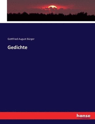 Gottfried August Bürger - Gedichte, Häftad