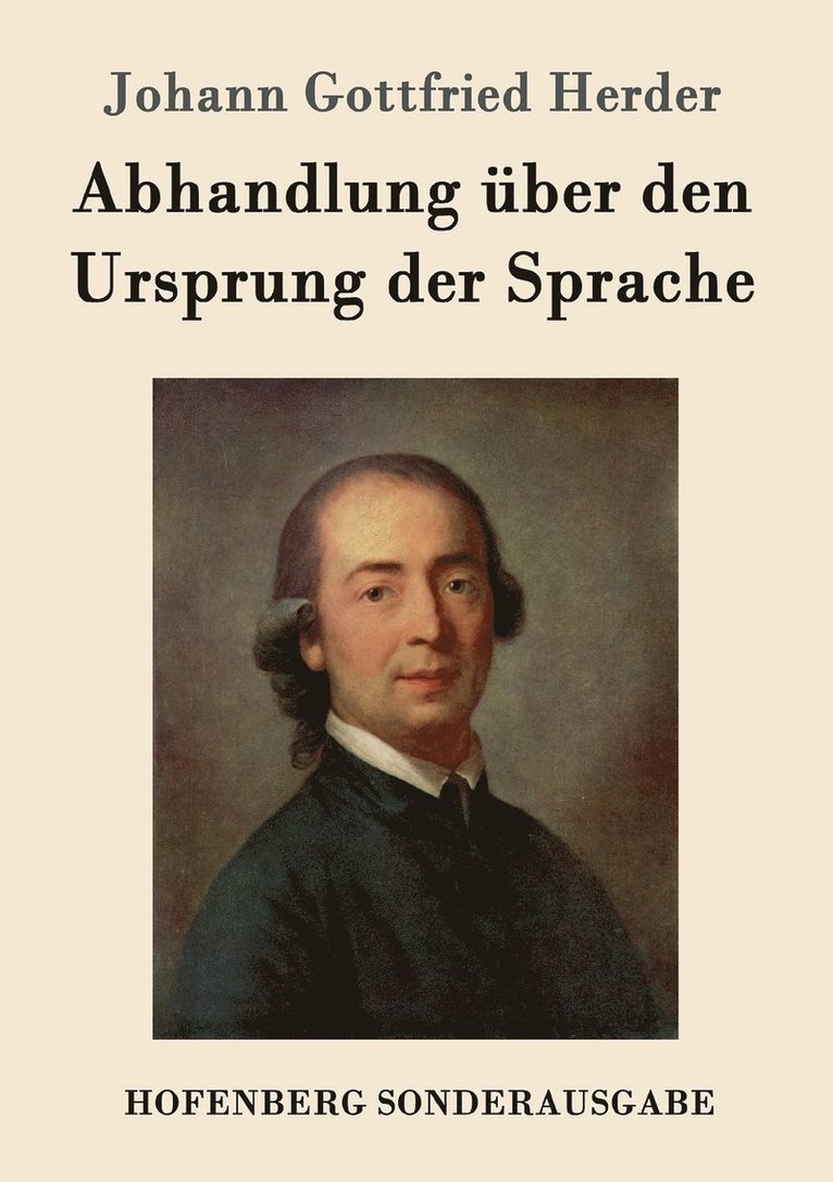 Johann Gottfried Herder - Abhandlung über den Ursprung der Sprache, Häftad