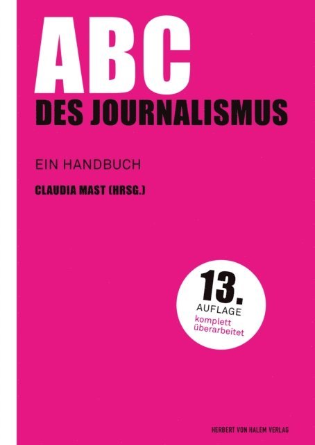 Claudia Mast - ABC des Journalismus, E-bok