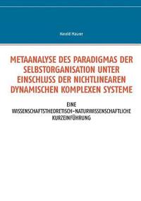 Metaanalyse des Paradigmas der Selbstorganisation unter Einschluss der nichtlinearen dynamischen komplexen Systeme