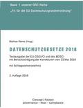 Datenschutzgesetze 2018