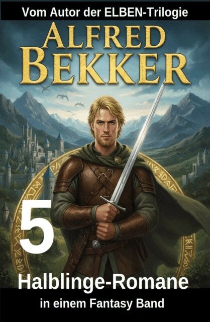 Alfred Bekker - 5 Halblinge-Romane in einem Fantasy Band, E-bok