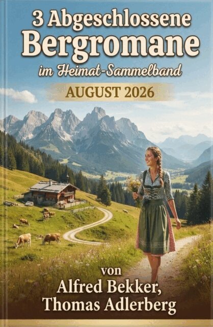 Thomas Adlerberg, Alfred Bekker - 3 Abgeschlossene Bergromane im Heimat-Sammelband August 2026, E-bok