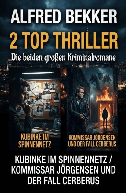 Alfred Bekker - 2 Top Thriller: Kubinke im Spinnennetz / Kommissar Jorgensen und der Fall Cerberus, E-bok