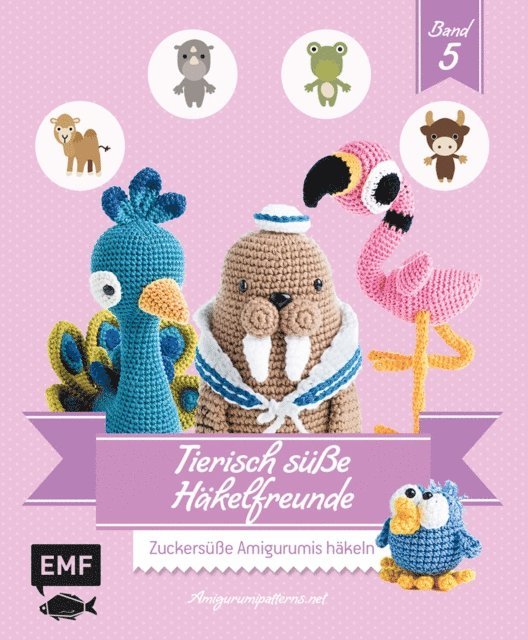 Amigurumipatterns.net - Tierisch süße Häkelfreunde 5, E-bok