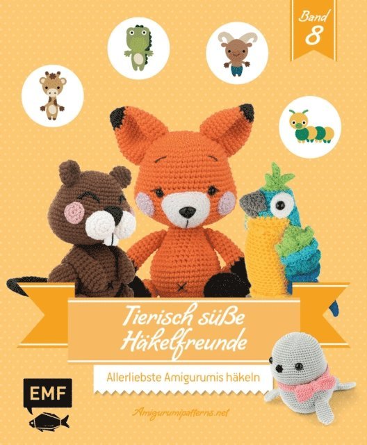 Amigurumipatterns.net - Tierisch süße Häkelfreunde 8, E-bok