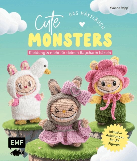 Yvonne Rapp - Cute Monsters - Das Hakelbuch fur Labubu-Fans - inklusive Anleitungen fur die Figuren!, E-bok