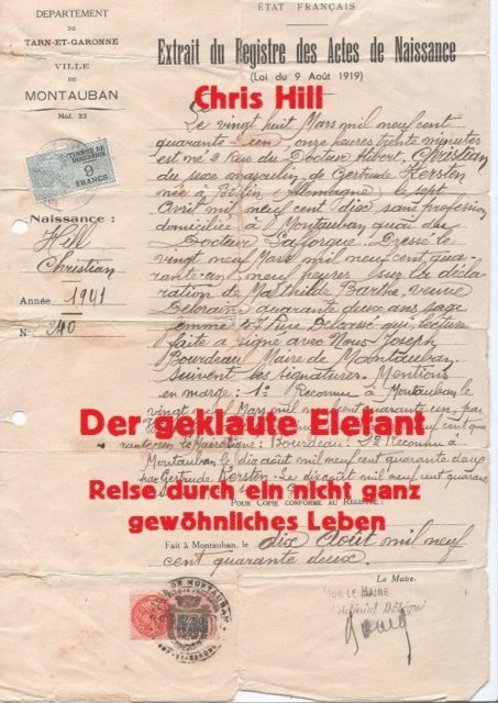 Chris Hill - Der geklaute Elefant, E-bok