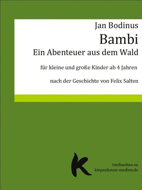 Felix Salten, Jan Bodinus - Bambi, E-bok
