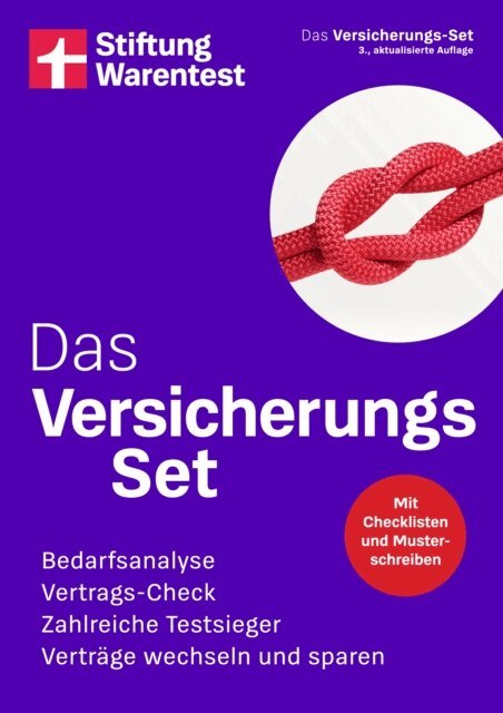 Stiftung Warentest - Das Versicherungs-Set, E-bok. Tillgänglighet: Lägg i varukorg