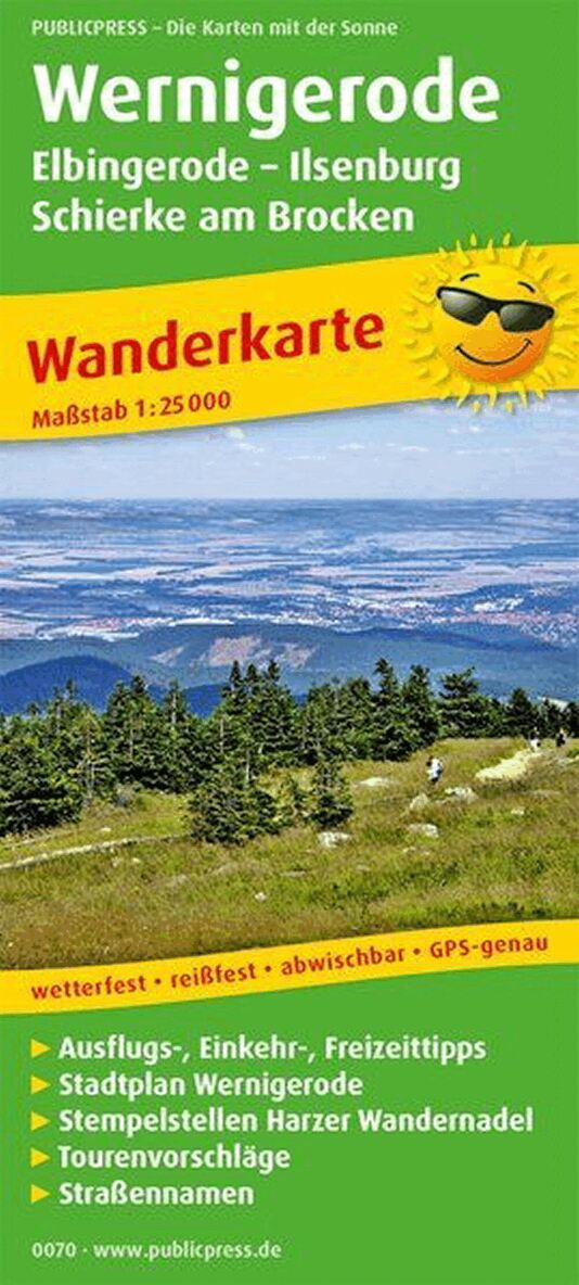 Freytag-Berndt - Wernigerode, Elbingerode - Ilsenburg, sheerke on Brocken. Tillgänglighet: Lägg i varukorg