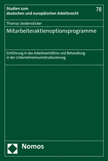 Thomas Seidensticker - Mitarbeiteraktienoptionsprogramme, E-bok
