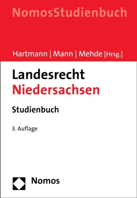 Veith Mehde, Thomas Mann, Bernd J. Hartmann - Landesrecht Niedersachsen, E-bok
