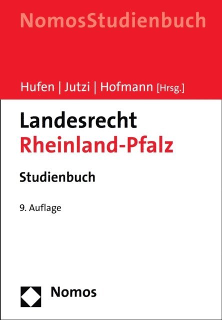 Ekkehard Hofmann, Siegfried Jutzi, Friedhelm Hufen - Landesrecht Rheinland-Pfalz, E-bok