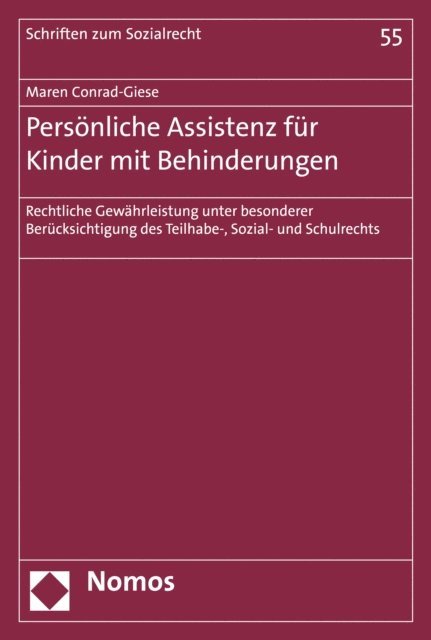Maren Conrad-Giese - Persönliche Assistenz für Kinder mit Behinderungen, E-bok