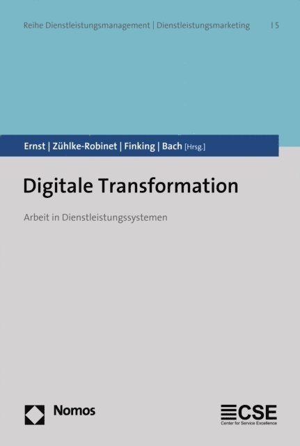 Ursula Bach, Gerhard Finking, Klaus Zuhlke-Robinet, Gerhard Ernst - Digitale Transformation, E-bok