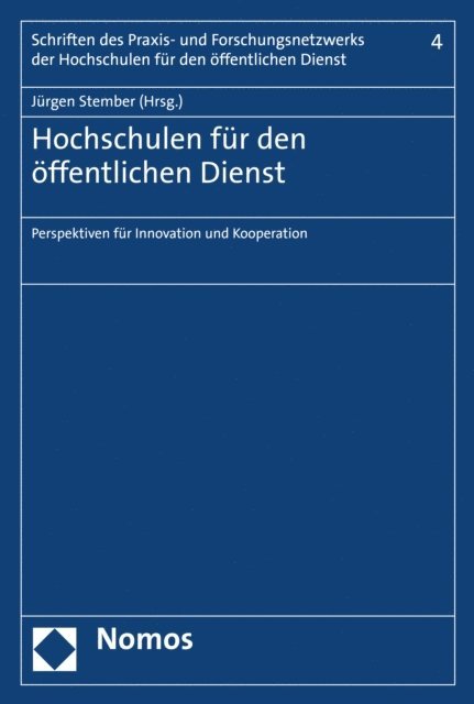 Jurgen Stember - Hochschulen für den öffentlichen Dienst, E-bok