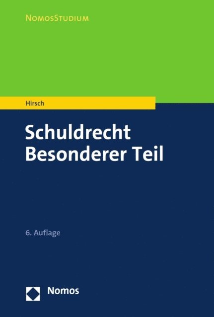Christoph Hirsch - Schuldrecht Besonderer Teil, E-bok