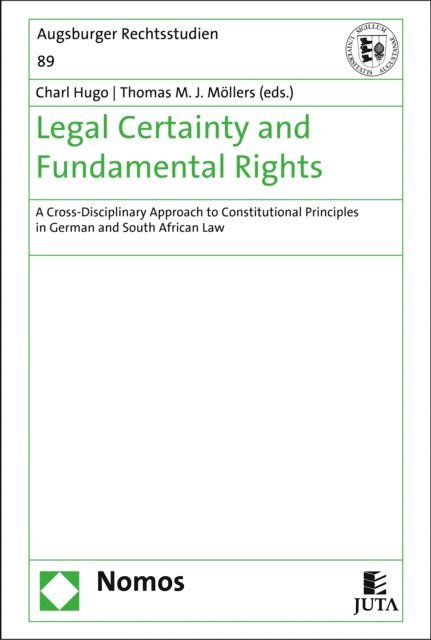 Thomas M. J. Mollers, Charl Hugo - Legal Certainty and Fundamental Rights, E-bok