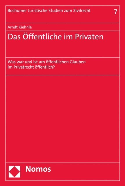 Arndt Kiehnle - Das Öffentliche im Privaten, E-bok
