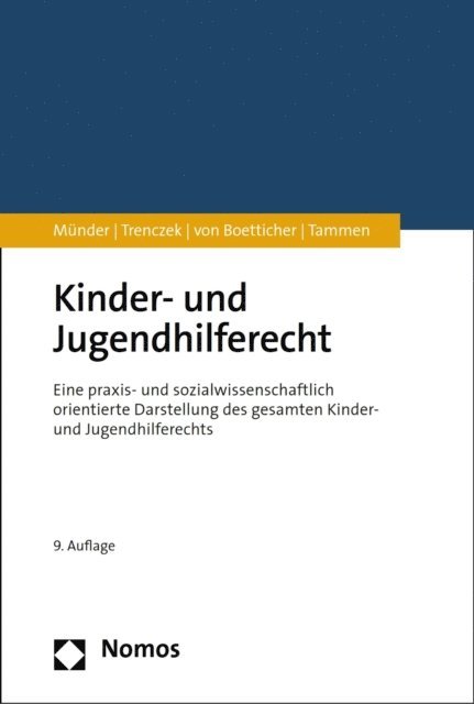 Britta Tammen, Arne von Boetticher, Thomas Trenczek, Johannes Munder - Kinder- und Jugendhilferecht, E-bok