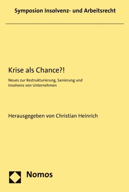 Christian Heinrich - Krise als Chance?!, E-bok