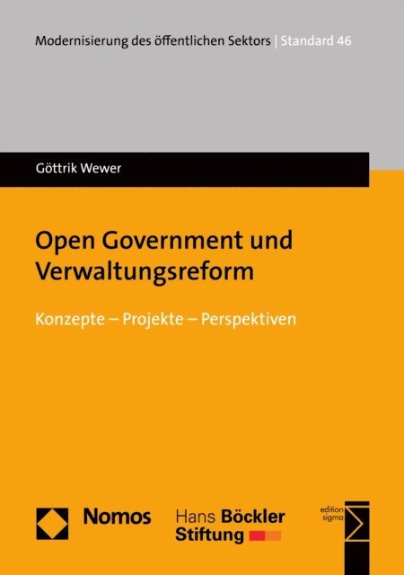 Gottrik Wewer - Open Government und Verwaltungsreform, E-bok