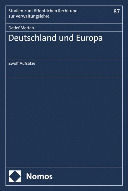 Detlef Merten - Deutschland und Europa, E-bok