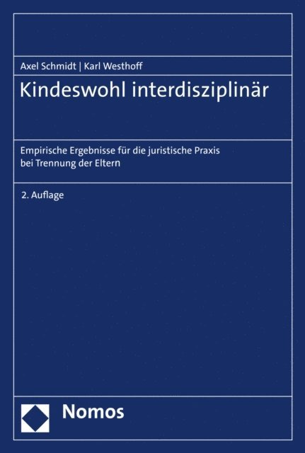 Karl Westhoff, Axel Schmidt - Kindeswohl interdisziplinär, E-bok