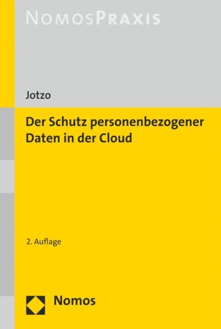 Florian Jotzo - Der Schutz personenbezogener Daten in der Cloud, E-bok