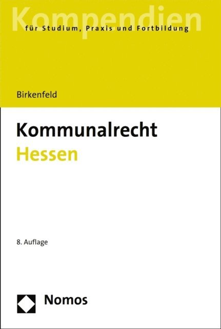 Daniela Birkenfeld - Kommunalrecht Hessen, E-bok. Tillgänglighet: Lägg i varukorg