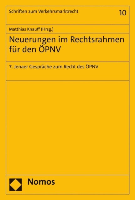 Matthias Knauff - Neuerungen im Rechtsrahmen für den ÖPNV, E-bok