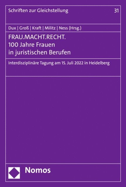 Sina Ness, Rebecca Militz, Julia Kraft, Johanna Gro, Elisabeth Dux - FRAU.MACHT.RECHT., E-bok