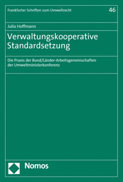 Julia Hoffmann - Verwaltungskooperative Standardsetzung, E-bok