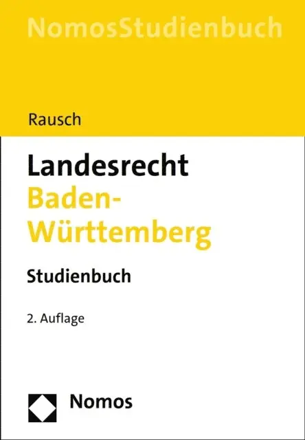 Jan-Dirk Rausch - Landesrecht Baden-Württemberg, E-bok. Tillgänglighet: Lägg i varukorg