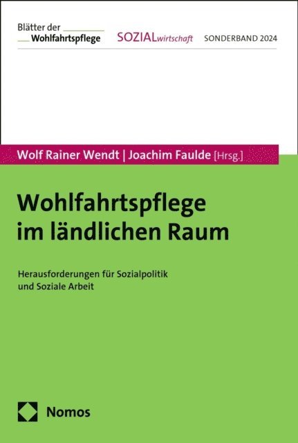 Joachim Faulde, Wolf Rainer Wendt - Wohlfahrtspflege im ländlichen Raum, E-bok
