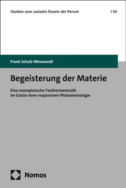 Frank Schulz-Nieswandt - Begeisterung der Materie, E-bok