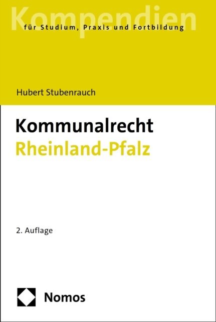 Hubert Stubenrauch - Kommunalrecht Rheinland-Pfalz, E-bok. Tillgänglighet: Lägg i varukorg