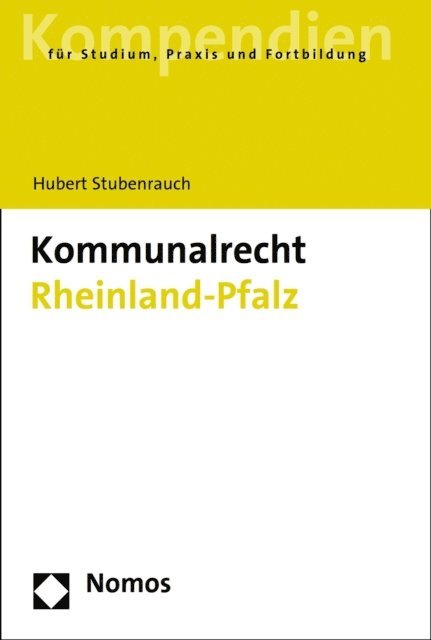 Hubert Stubenrauch - Kommunalrecht Rheinland-Pfalz, E-bok. Tillgänglighet: Lägg i varukorg