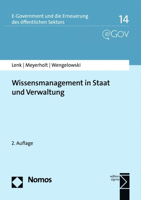 Peter Wengelowski, Ulrich Meyerholt, Klaus Lenk - Wissensmanagement in Staat und Verwaltung, E-bok