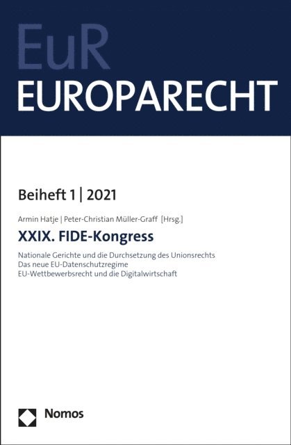 Peter-Christian Muller-Graff, Armin Hatje - XXIX. FIDE-Kongress, E-bok