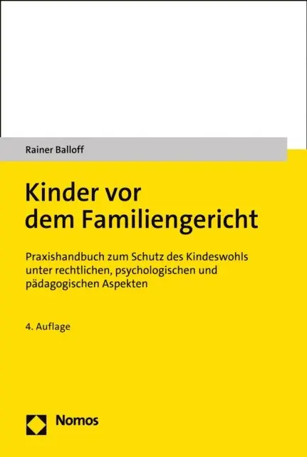 Rainer Balloff - Kinder vor dem Familiengericht, E-bok. Tillgänglighet: Lägg i varukorg