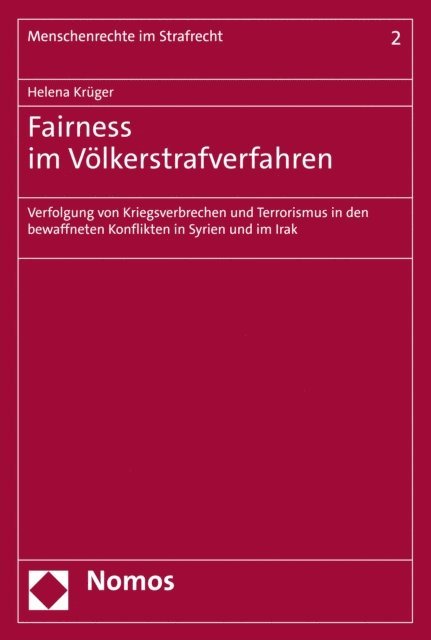 Helena Kruger - Fairness im Völkerstrafverfahren, E-bok