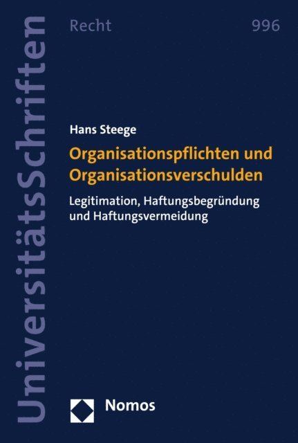 Hans Steege - Organisationspflichten und Organisationsverschulden, E-bok