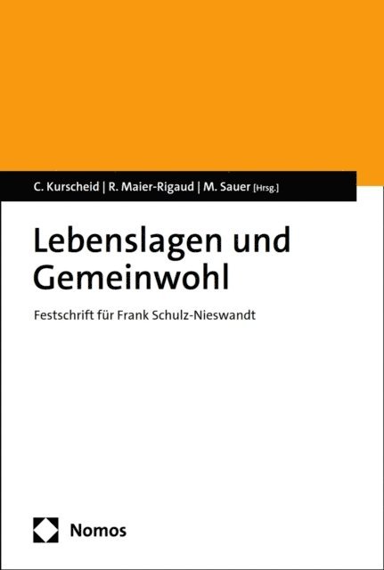 Michael Sauer, Remi Maier-Rigaud, Clarissa Kurscheid - Lebenslagen und Gemeinwohl, E-bok