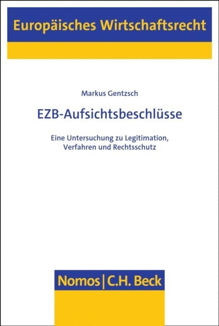 Markus Gentzsch - EZB-Aufsichtsbeschlüsse, E-bok