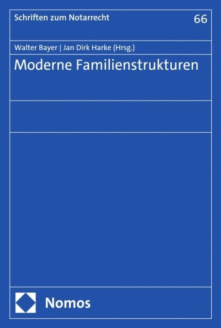 Jan Dirk Harke, Walter Bayer - Moderne Familienstrukturen, E-bok