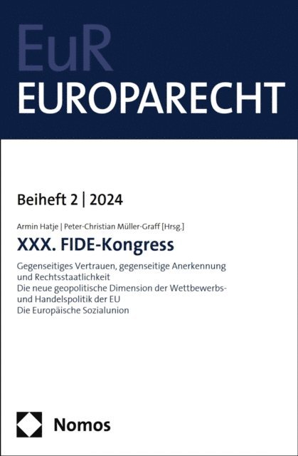 Peter-Christian Muller-Graff, Armin Hatje - XXX. FIDE-Kongress, E-bok