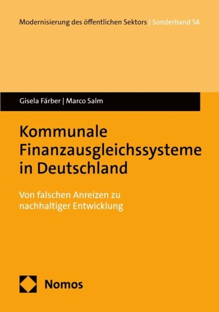 Marco Salm, Gisela Farber - Kommunale Finanzausgleichssysteme in Deutschland, E-bok